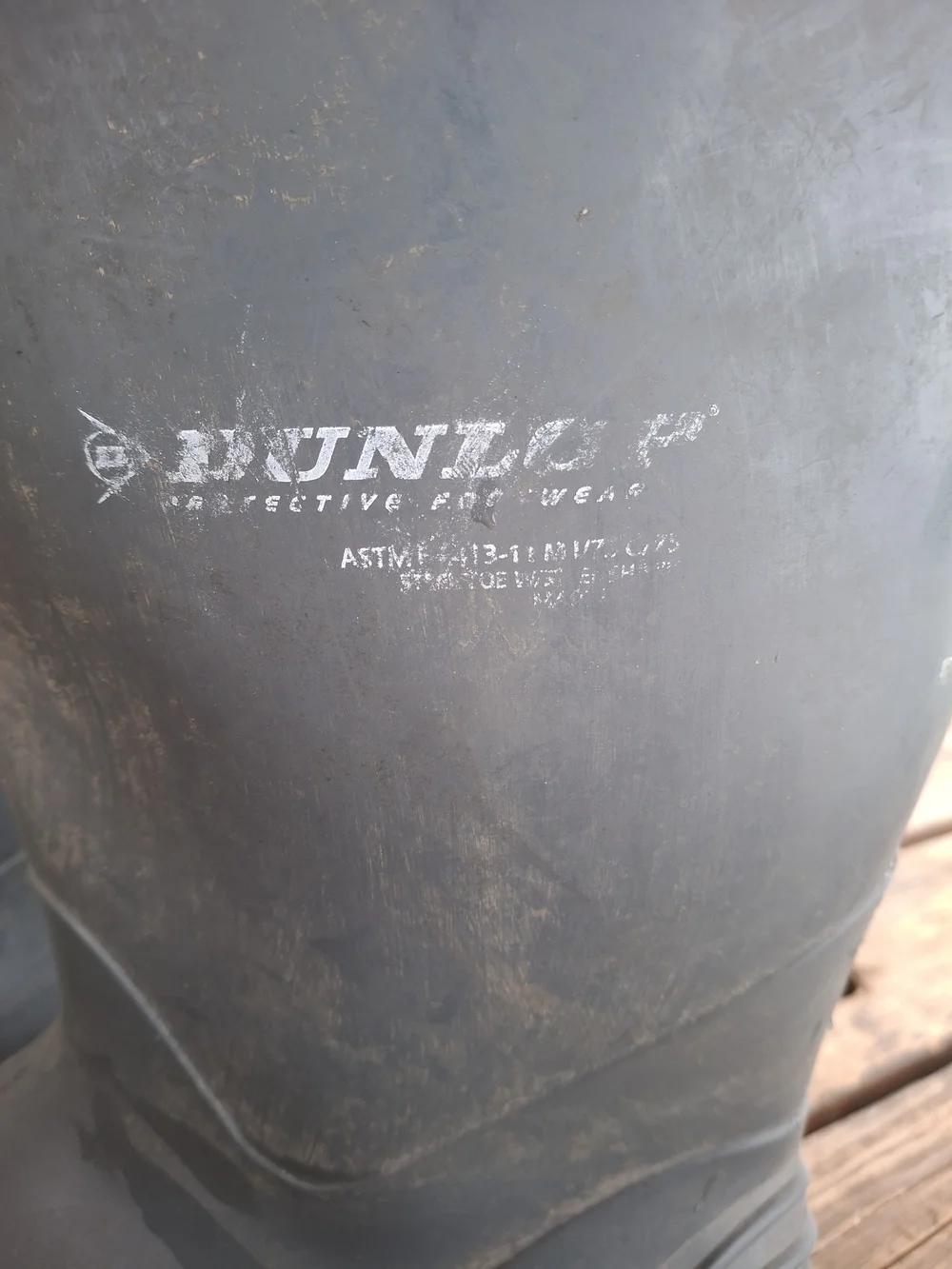 Gray Steel Toe Muck Boots Men 9 Women 11